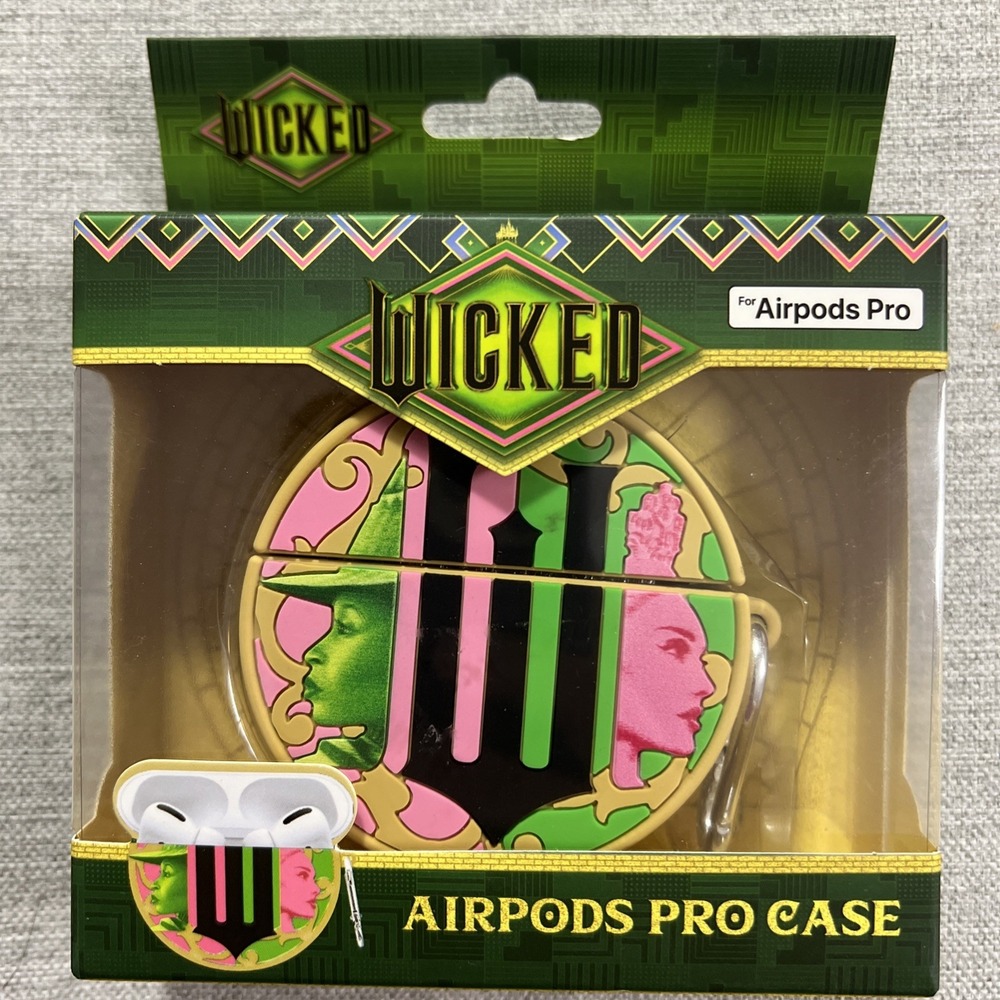 Wicked AirPods Pro Protective Silicone Case Elphaba Glinda New Sealed